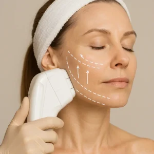 Woman having HI-FU to reduce wrinkles call LA LIPO Melksham Now!