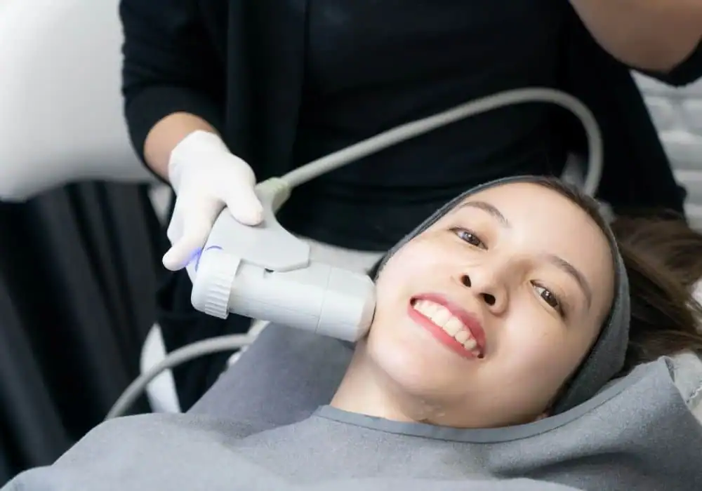 HIFU treatment Melksham in progress
