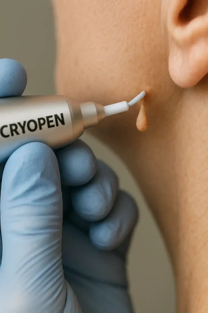 Cryopen for skin tags removal Melksham speak to our team today!