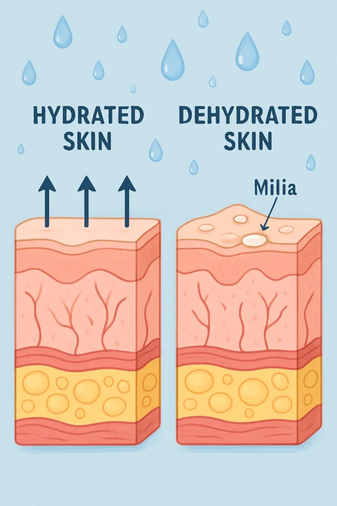 The importance of hydration and milia production Melksham