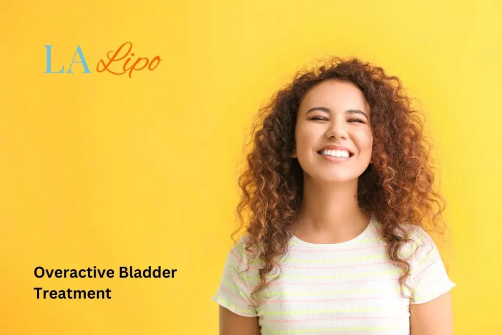 woman smiling about overactive bladder treatment Melksham solutions