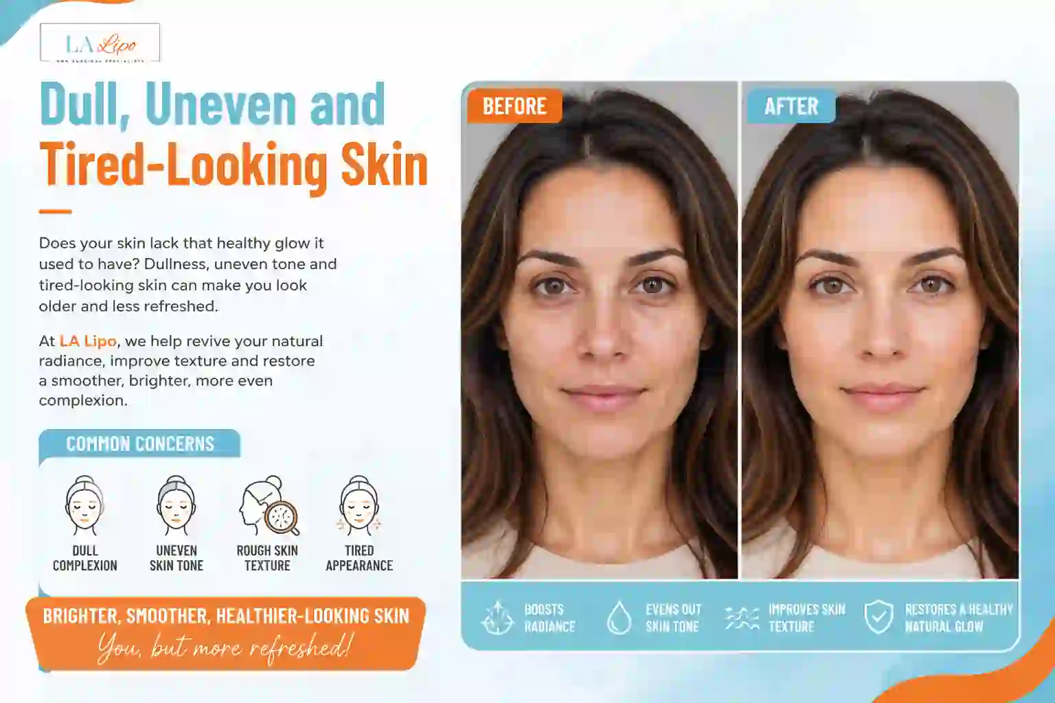 Sign #5: Dull, Uneven and Tired-Looking Skin Melksham